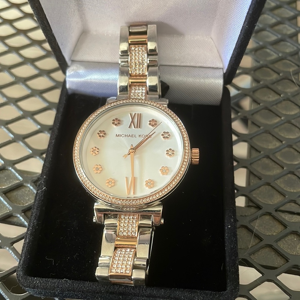Michael Kors stainless steel watch